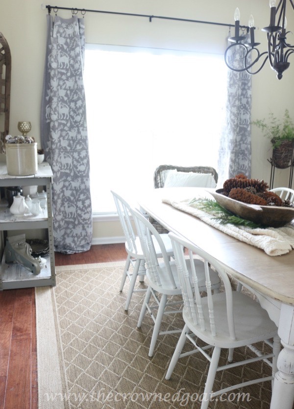 How to Customize Drop Cloth Curtains with Paint & Stencils