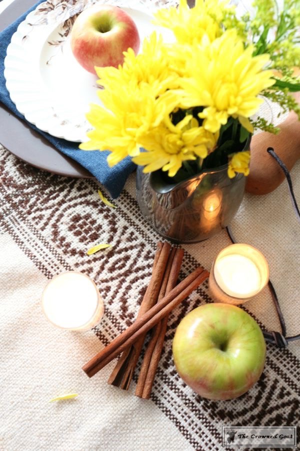 How To Decorate For Fall With Apples The Crowned Goat
