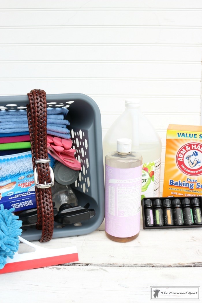 Creating a cleaning caddy to make cleaning easier and more efficient -  Planning With Kids