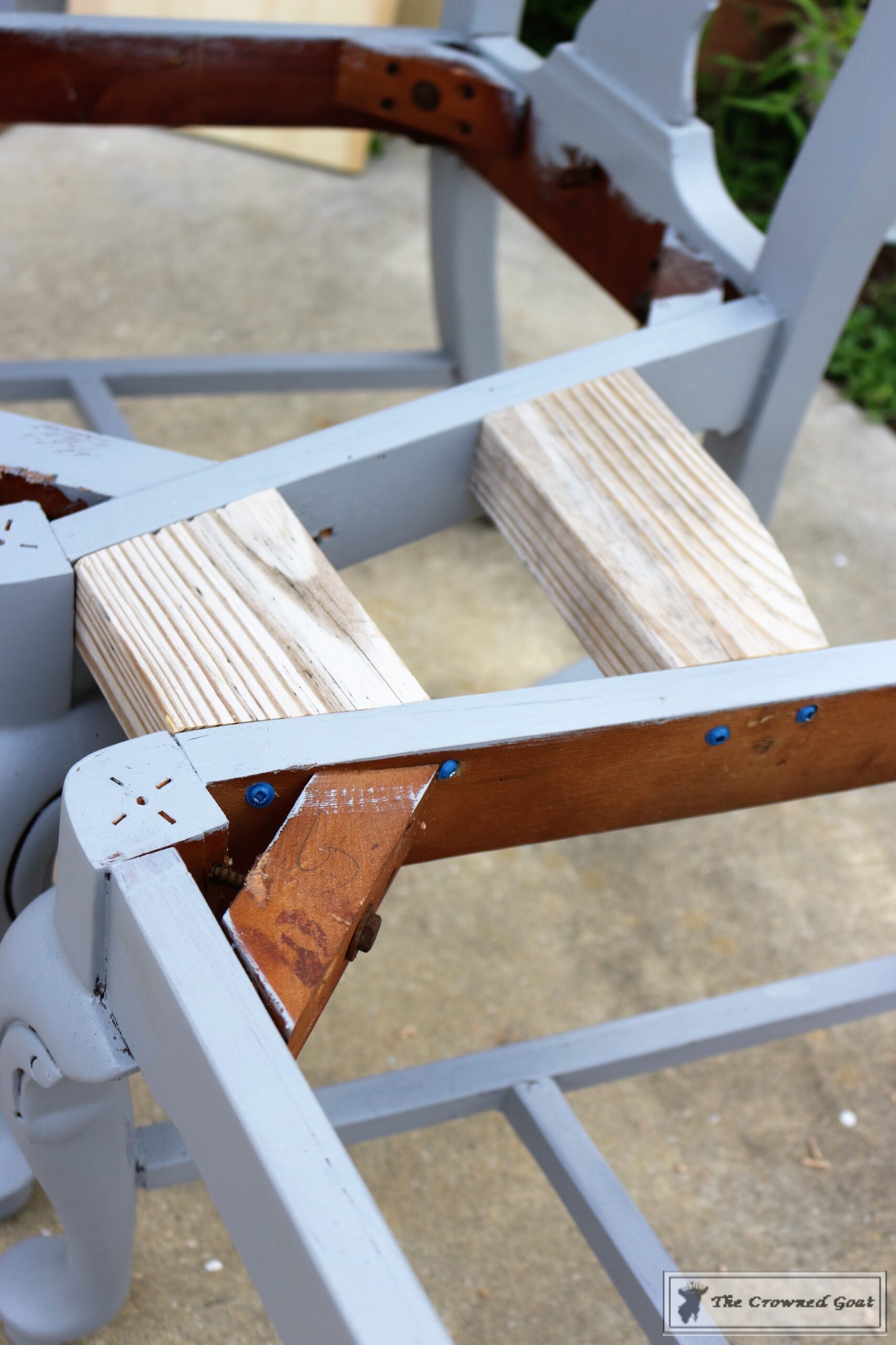 Turning chairs discount into a bench