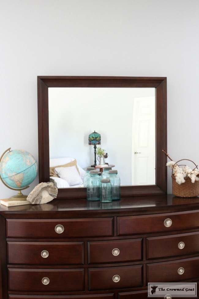 Before & After Console Table: Using Dark Wax as a Stain –