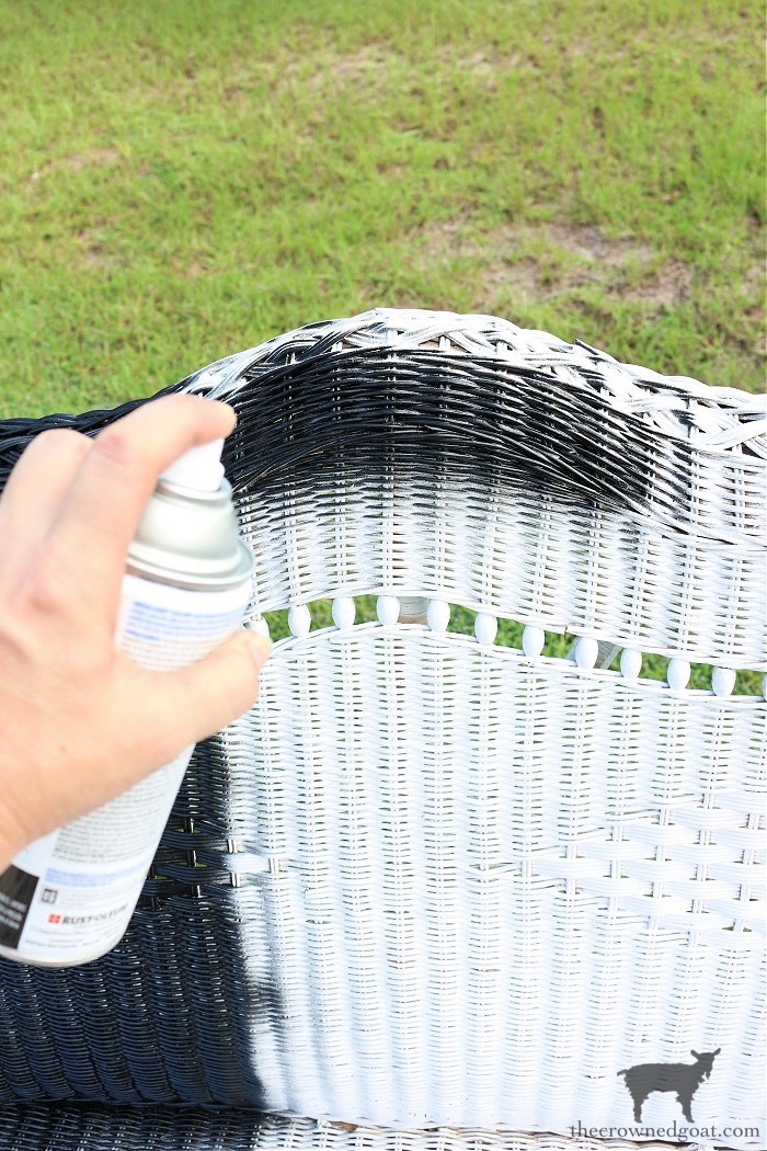 How To Spray Paint Wicker Furniture, What Paint Can I Use On Rattan Furniture