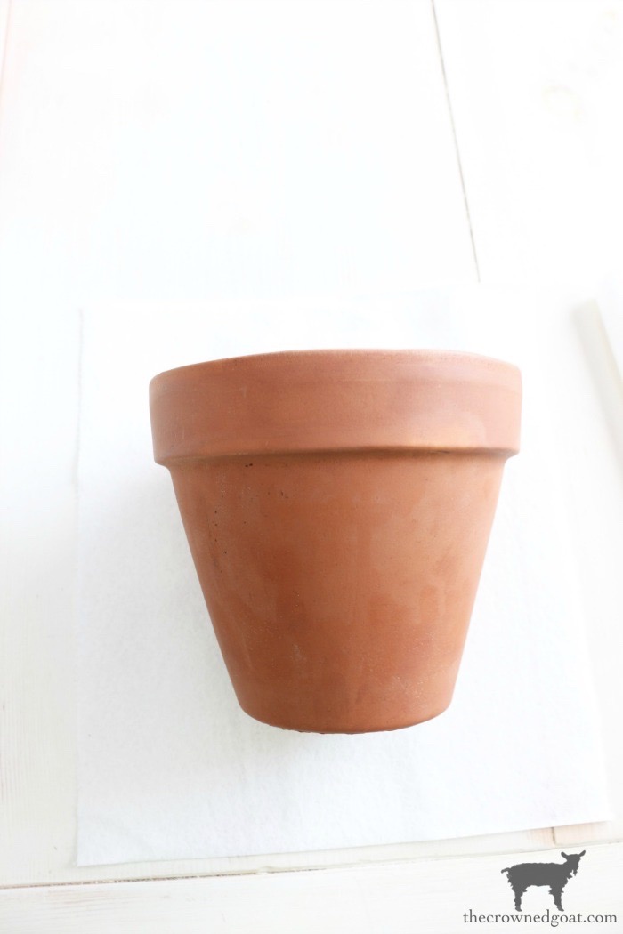 How to Whitewash Terracotta Pots with Chalk Paint