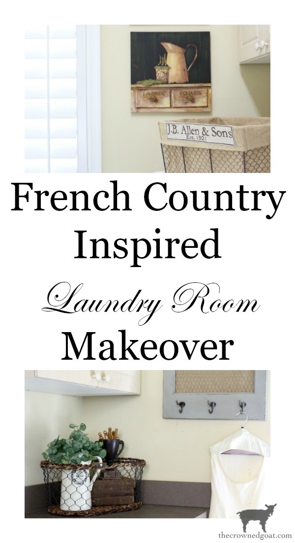 French Country Laundry Room Makeover