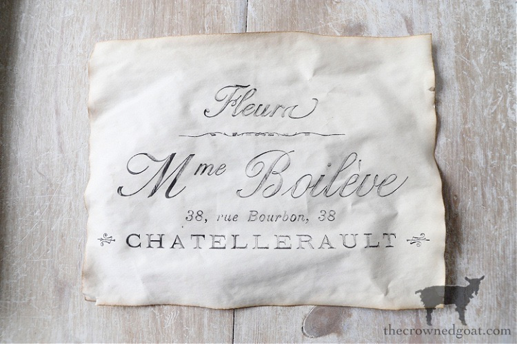 DIY Vintage Bucket Labels